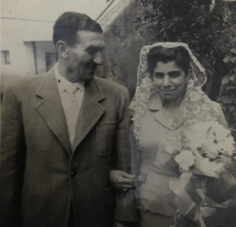 O avô Domingos e a avó Almerinda